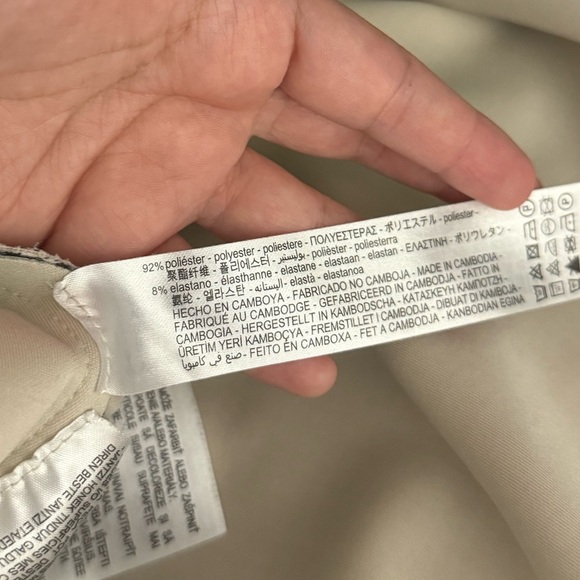 ZARA Plaid Wrap Skirt Faux Suede Micro Plaid Pleated Mini Skirt - Picture 7 of 7